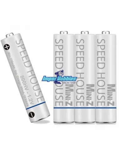 Bateria AAA recargable 800Mah Special Kyosho Mini-Z (4 Uds.) Speed House Kyosho 71998 - Pilas / Baterías / Elementos AA - AAA