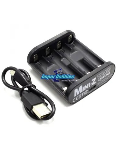 Chargeur compact Ni-Mh AA / AAA 1A Speed House Kyosho 71999 - Chargeur de batteries pour modèles RC