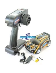 FTX Hooligan JNR 1/28 RallyCross Car Brushed 2.4Ghz ReadySet RTR Naranja FTX5526O - Coches de radiocontrol Escala 1/28