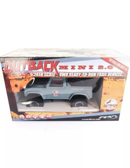 FTX Outback Mini 2.0 Ranger Light Blue Crawler 1/24 Scale Ready To Run FTX5507LB - RC Cars 1/24 Scale