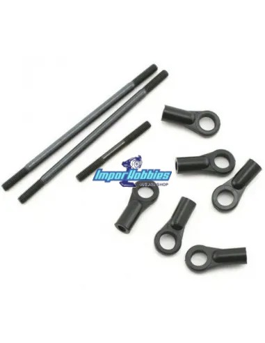 Tirantes dirección + rotulas plásticas Kyosho DBX / DRX TR125 - Kyosho DBX - Repuesto y opciones