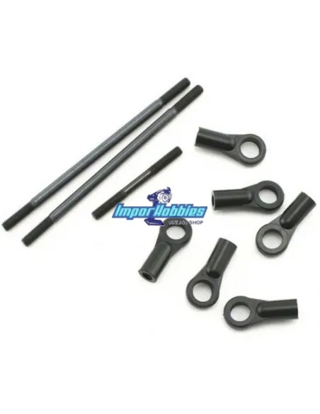 Tirantes dirección + rotulas plásticas Kyosho DBX / DRX TR125 - Kyosho DBX - Repuesto y opciones