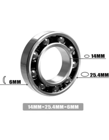 Rear Engine Bearing - Hybrid Ceramic 14x25.4x6mm Fussion FS-BE023-C - Nitro Engine Ball Bearings