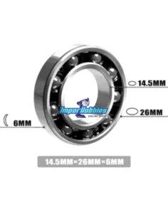 Rodamiento interno trasero Hybrid Ceramic motor nitro 14.5x26x6mm Fussion FS-BE025-C - Rodamientos motor nitro 2