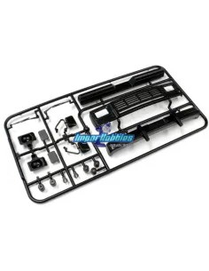 Body Plastic Parts Set - Black Kyosho Mad Crusher GP / EP MAB073-01BK - Kyosho Mad Crusher GP & EP - Spare Parts & Option Parts