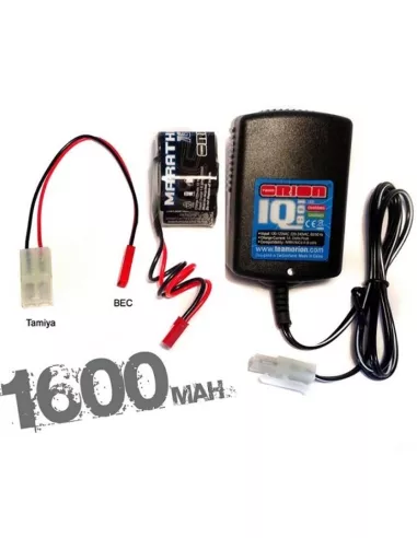 Combo Charger - Battery 1600Mah ORI30197 + ORI12232 Team Orion ORI30201BEC - Battery Charger for RC Models