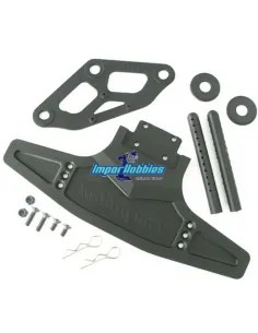 Bumper delantero Hobbytech STR8 Rally Game STRG-101 - Hobbytech STR8 Rally Game / GT Nitro - Repuesto y opciones
