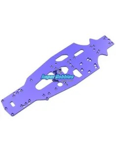 Châssis principal en aluminium bleu Kyosho FW-05 / FW-06 VS053B - Kyosho FW-05 & FW-06 - Pièces detachées et options