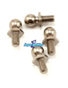Low Mount Ball Stud 4.8mm (S) (4 U.) Kyosho Ultima RB6 / RB6.6 / RB7 / RB7.5 / RT6 / SC6 & Lazer ZX-5 / ZX6 / ZX7 LA246 - UB046