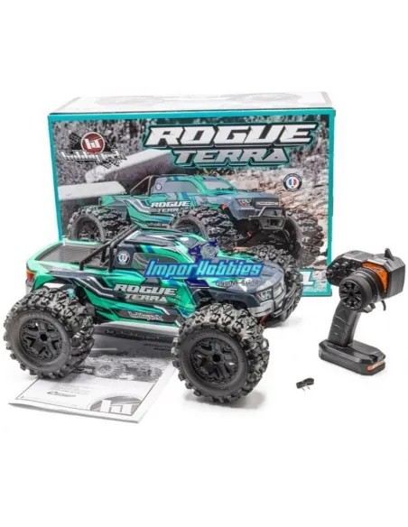 Hobbytech Rogue Terra Verde Monster Truck 1/10 XL Brushless ReadySet RTR 1.ROGT.GR.RTR - Coches de radiocontrol Truggy & Monster