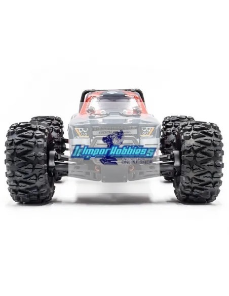 Hobbytech Rogue Terra Rouge Monster Truck 1/10 XL Brushless ReadySet RTR 1.ROGT.RD.RTR - Voitures Radiocommandées Truggy & Monst