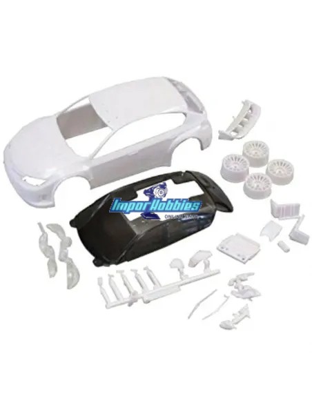 Carrocería para pintar 94mm Kyosho Mini-Z Subaru Impreza WRC 2008 MZN160 - Carrocerías para pintar - Blanca Kyosho Mini-Z