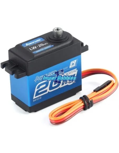 Servo Digital Power HD LW-20MG 20Kg 0.16s Waterproof 1/10 & 1/8 Buggy - Crawler HD-LW20MG - Servos R/C