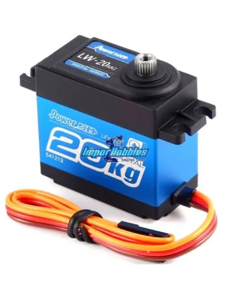 Servo Digital Power HD LW-20MG 20Kg 0.16s Waterproof 1/10 & 1/8 Buggy - Crawler HD-LW20MG - Servos R/C