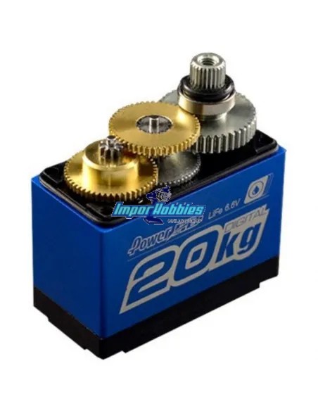 Servo Digital Power HD LW-20MG 20Kg 0.16s Waterproof 1/10 & 1/8 Buggy - Crawler HD-LW20MG - Servos R/C