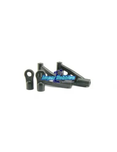 Trapecio superior delantero + rotula (2 Uds.) Hobao Hyper 8 / 8.5 88007 - Hobao Hyper 8 & 8.5 Nitro
