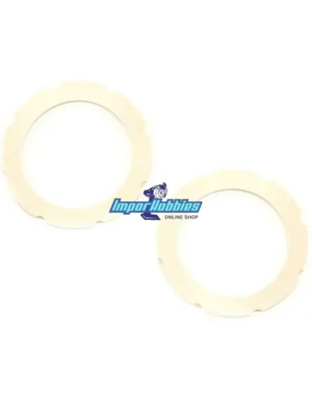 Pad blanc pour slipper (2 U.) Kyosho Ultima RB5 / RB6 / RB6.6 / RB7 / RT6 / SC6 & Lazer ZX6 / ZX7 UM516 - Kyosho Ultima RB6 Kit