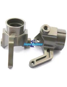 Manguetas delanteras opcionales CNC Hobbytech STR8 / Spirit STRX-046 - Hobbytech STR8 DeLuxe & STR8 EVO RTR - Repuesto y opcione