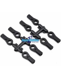 Rotulas plásticas dirección Hard 6.8mm - 1296 - 97052 Kyosho Inferno Neo / ST / MP9 / MP10 97051 - Kyosho Inferno 7.5 / Neo / Ne