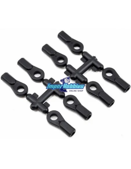 Rotulas plásticas dirección Hard 6.8mm - 1296 - 97052 Kyosho Inferno Neo / ST / MP9 / MP10 97051 - Kyosho Inferno 7.5 / Neo / Ne