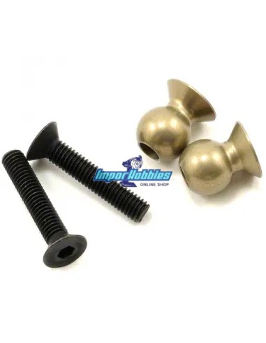 Rotules CNC 6.8mm (2 U.) Kyosho Inferno MP9 / MP10 / MP10e / MP10T / GT3 IFW416 - Kyosho Inferno MP9 TKI2 / TKI3 - Pièces detach