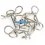 Clip de carrosserie 1/10 & 1/18eme universels (10 U.) Fussion FS-WD010 - Clips de carrosserie