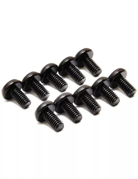 Screws Motor Mount 4x8mm- Flat Head (10 U.) Fussion FS-T1000 - Hobao Hyper 8 & 8.5 Nitro