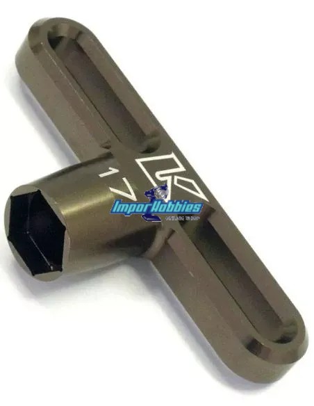 Clé de roue en T 1/8 17mm Kyosho Team Kanai Tool YKW008 - Outils Kyosho
