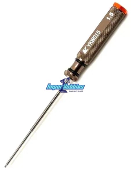 Cle allen aluminium 1.5x120mm Kyosho Team Kanai Tool YKW015B - Outils Kyosho