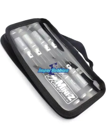 Kit herramientas V2 - 7 Pcs. & Bolsa Kyosho Mini-Z MZW120 - Herramientas Kyosho