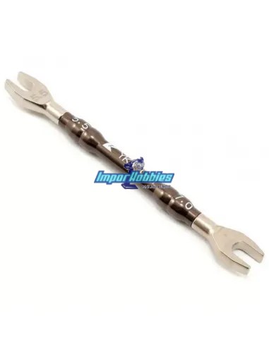 Cle a biellette de pas inverse 5.5-7.0mm Kyosho Kanai Edition YKW011 - Outils Kyosho