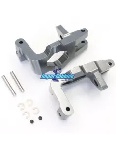 Etriers avant aluminium Gun Metal Kyosho Inferno 7.5 / Neo / VE / GT2 IGW001GM - Kyosho Inferno 7.5 / Neo / Neo Race Spec - Pièc