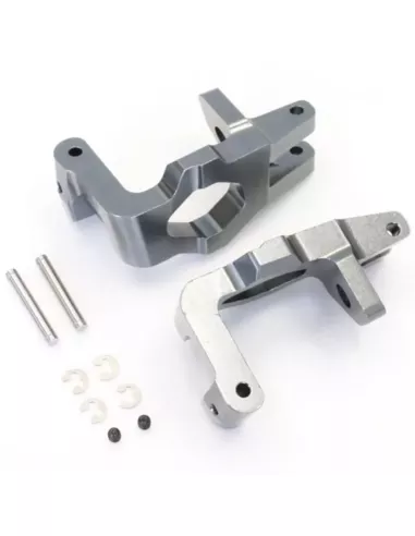 Aluminum Front Hub Carrier Gun Metal Kyosho Inferno 7.5 / Neo / VE / GT2 IGW001GM - Kyosho Inferno 7.5 / Neo / Neo Race Spec - S