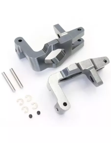 Aluminum Front Hub Carrier Gun Metal Kyosho Inferno 7.5 / Neo / VE / GT2 IGW001GM - Kyosho Inferno 7.5 / Neo / Neo Race Spec - S