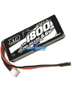 Batería Life plana 2000mah 6.6V 17x31.5x86mm XTR Racing XTR-0208 - Baterías Lipo - Life para Receptor