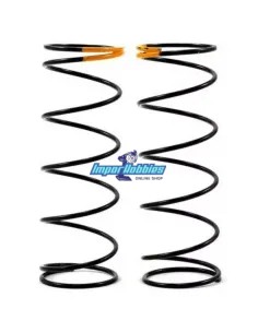 Muelle amortiguador delantero amarillo (2 U.) 68mm / 73.8gF Hot Bodies D8xx Series 109809