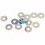 Arandelas de trapecios 4x10x0.3mm (12 U.) Hot Bodies D815 / D817 / E817 / D819 114776 - Hot Bodies D817 & D817 V2 Nitro Kit - Re