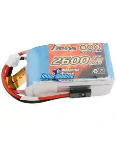 Batterie Lipo recepteur Hump 2600mah 7.4V prise universel Gens Ace GE6-2600H-2JR - Batteries Lipo - Life pour Recepteur