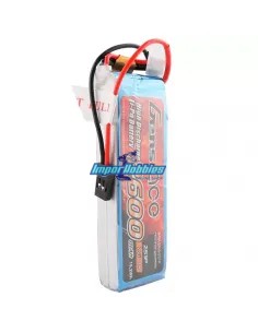 Batería Lipo RX plana 2600mah 7.4V conector universal Gens Ace GE6-2600S-2JR - Baterías Lipo - Life para Receptor 2