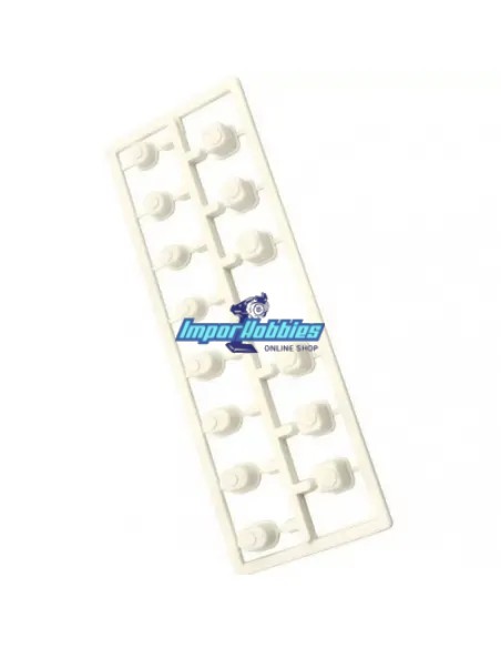 Casquillos suspensión blancos Kyosho Inferno MP10 / MP10e / MP10T IF616W - Kyosho Inferno MP10 - MP10 TKI2 Nitro Kit - Repuesto