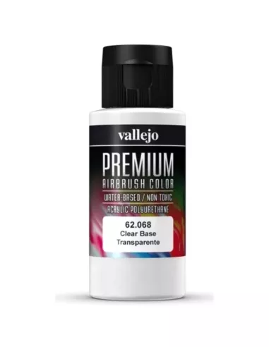 Clear Base 60Ml. Vallejo Premium 62.068 - Auxiliary Products Vallejo