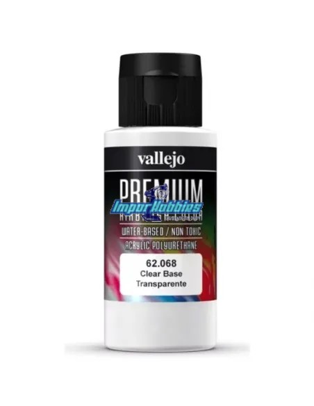 Base claire 60Ml. Vallejo Premium 62.068 - Produits auxiliaires Vallejo