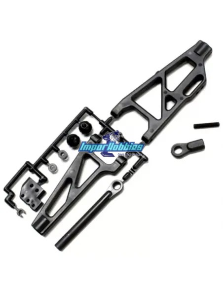 Triangles suspension inférieur et supérieur TR102B Kyosho DBX / Nitro Tracker NT001 - Kyosho DBX - Pièces detachées et options