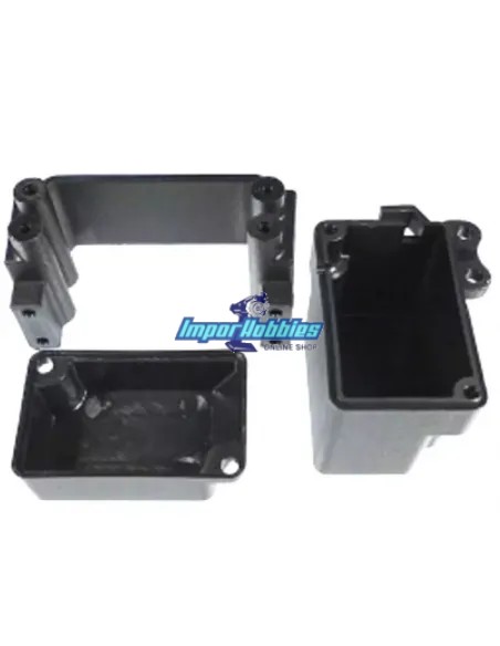Caja de receptor & soporte de servo Hobao Hyper SSe / SSTe / VSe / VTe 90059 - Hobao Hyper VS & VSe Nitro - Eléctrico