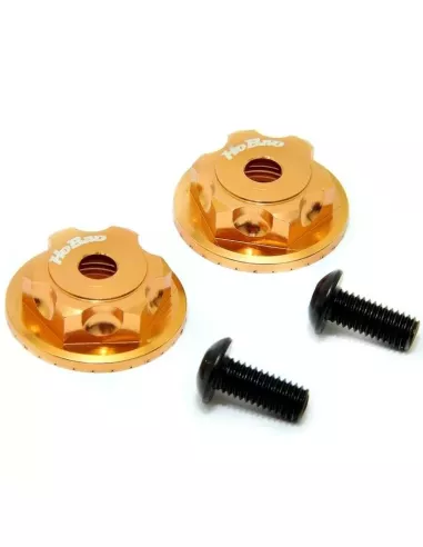 Double Lock Dustproof Wheel Nut & Button Screw (2 U.) Hobao Hyper MT Plus / MTe Plus / MTe Plus II OP-0091 - Hobao Hyper MT Plus