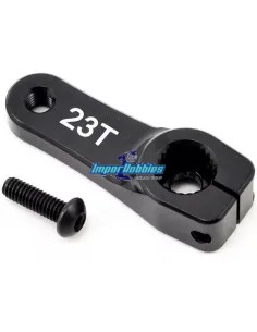 Brazo / Horn servo dirección aluminio 23T L~18.5mm KO Propo - Sanwa Team Associated B74 / RC8B3 / T3 AS1361 - Horns y arandelas