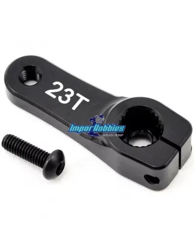 Brazo / Horn servo dirección aluminio 23T L~18.5mm KO Propo - Sanwa Team Associated B74 / RC8B3 / T3 AS1361 - Horns y arandelas