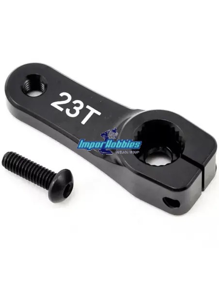 Palonnier aluminium servo de direction 25T L~18.5mm Futaba - Power HD Team Associated B74 / RC8B3 / T3 AS1363 - Palonnier de ser