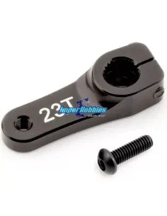 Aluminum Steering Servo Arm 25T L~18.5mm Futaba - Power HD Team Associated B74 / RC8B3 / T3 AS1363 - Servo Horn & Washer 2