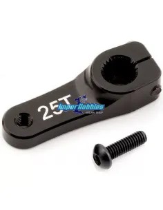 Brazo / Horn servo dirección aluminio 25T L~18.5mm Futaba - Power HD Team Associated B74 / RC8B3 / T3 AS1363 - Horns y arandelas 2